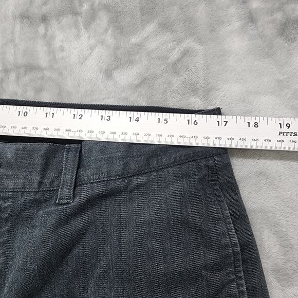 Gap Pants Mens 34X32 Gray Chino Straight Leg Stretch Casual Preppy Y2K Office - Picture 8 of 12